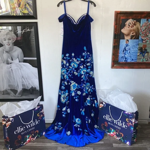 ‼️ NWT ELLIE WILDE MON CHERI GOWN SIZE 10 homecoming / prom - Picture 8 of 16